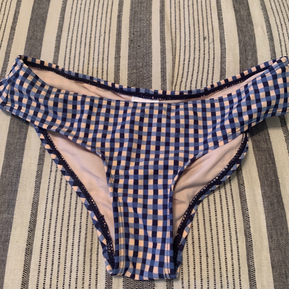 Gingham bikini bottoms